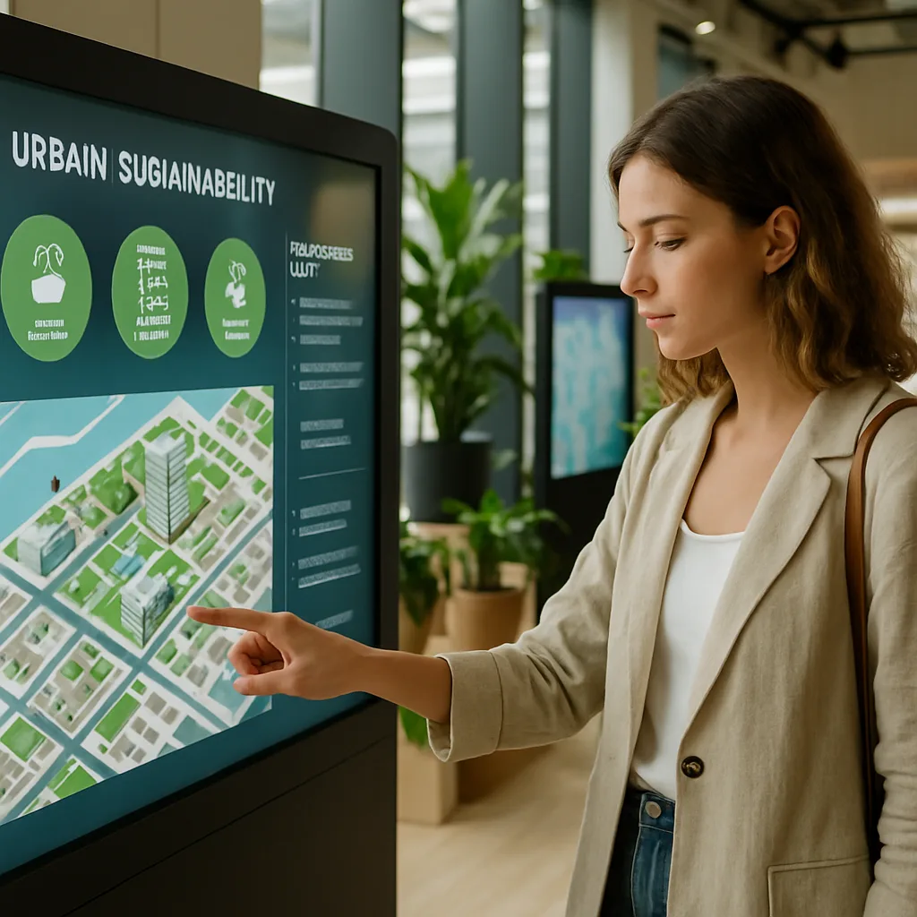 Urban sustainability exhibit at Dubai Design Week 2026