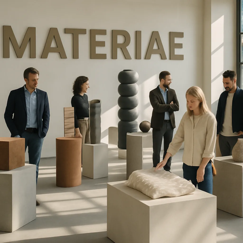 Visitors at MATERIAE exhibition FuoriSalone 2026