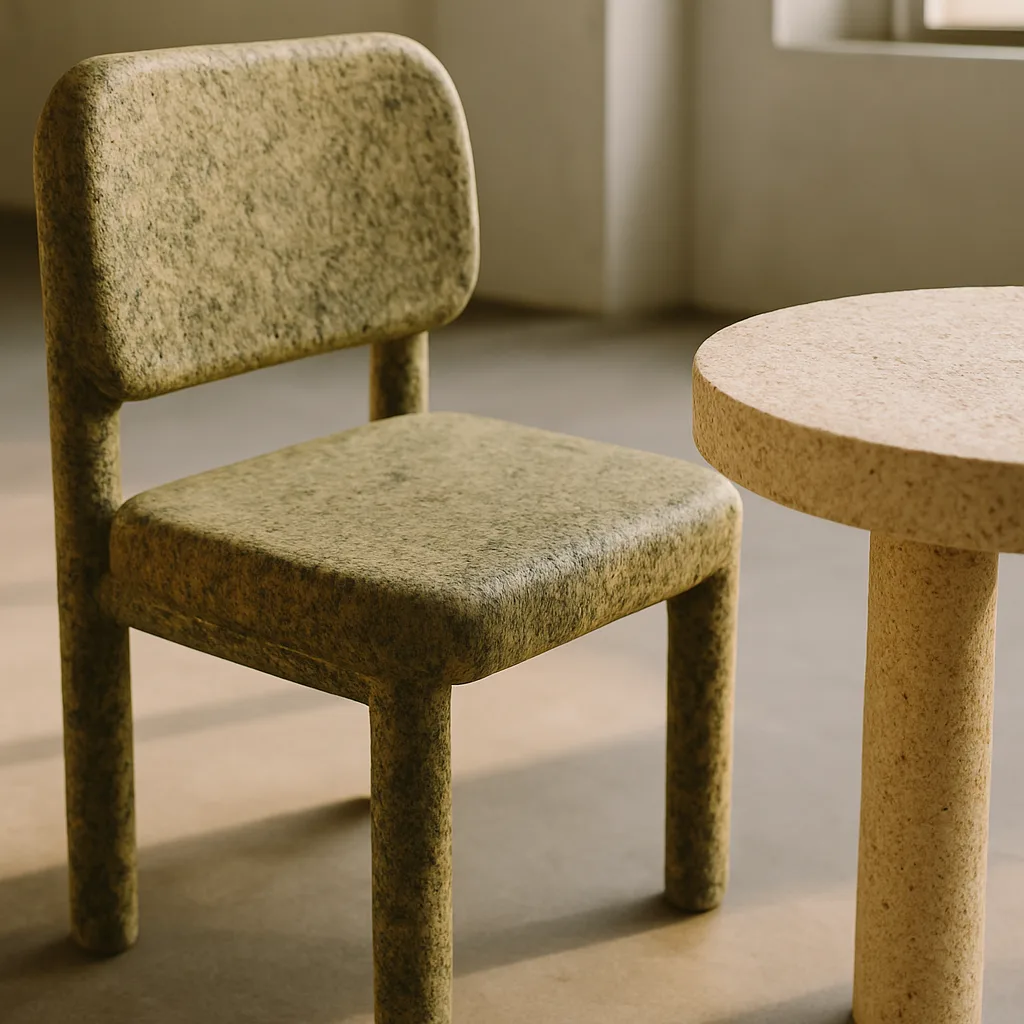 Biomaterial furniture at FuoriSalone 2026